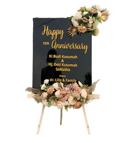 Papan Bunga Akrilik Damai Baru